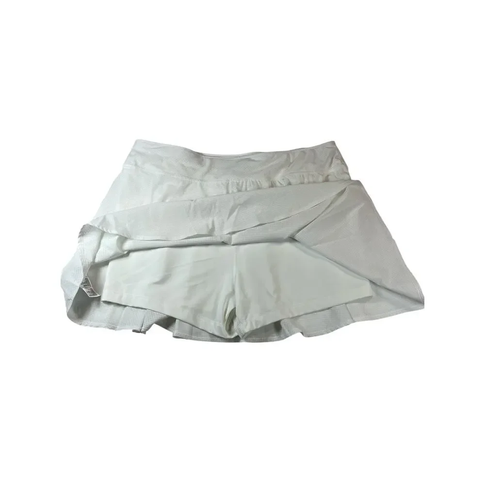 Prince XS Extra Small Tennis Pickleball Skort SKIRT White W/shorts Flounce Skirt